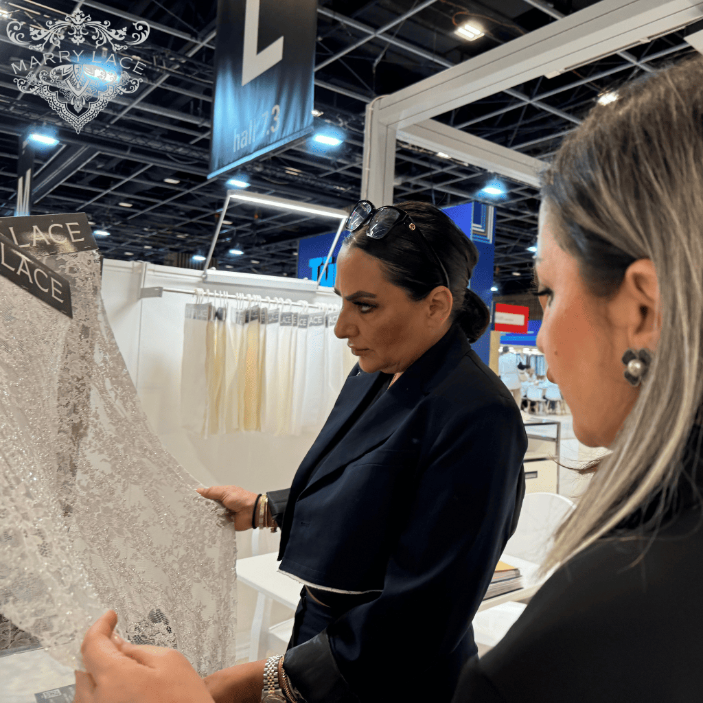 International textile trade show display