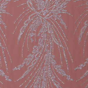 wholesale ivory embroidered lace fabric with cord & sequins | 3d5637c | marry lace (copy)
