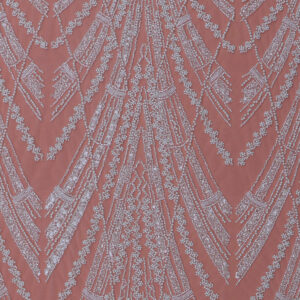 wholesale art deco radiant beaded & sequin lace fabric ivory mvp815101f