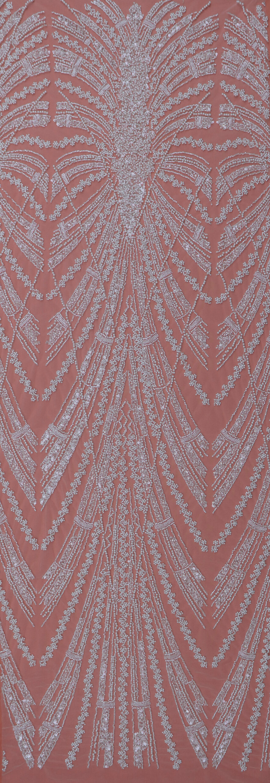 wholesale art deco radiant beaded & sequin lace fabric ivory mvp815101f