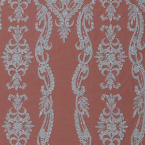 wholesale cascading floral embroidered beaded lace fabric ivory mvpt854517f (copy)