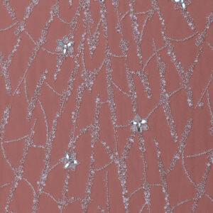 wholesale ivory floral embroidered fabric with machine & hand beads, sequins, silver accents u005498b (copy)
