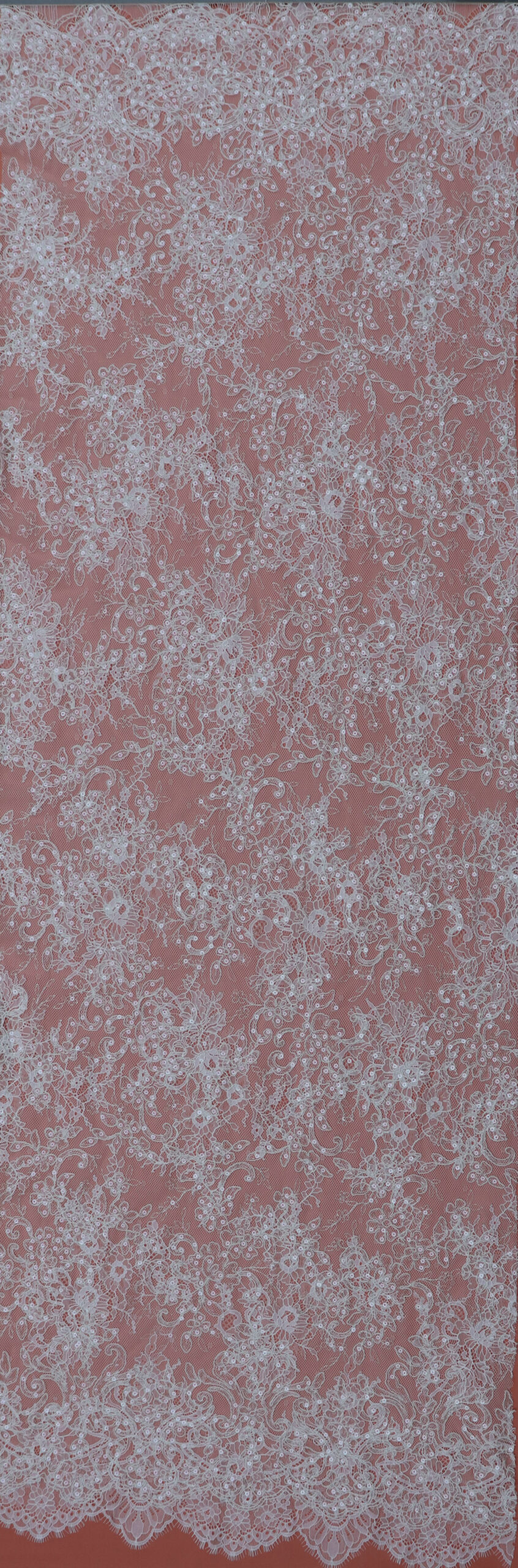 wholesale corded floral embroidered lace with sequins & beads u815669c